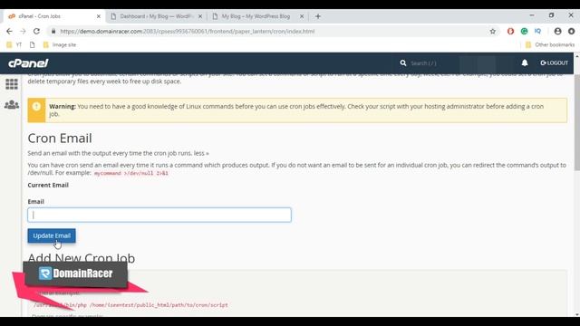 Configure/Setup Wordpress Cron Job Via cPanel | DomainRacer смотреть онлайн