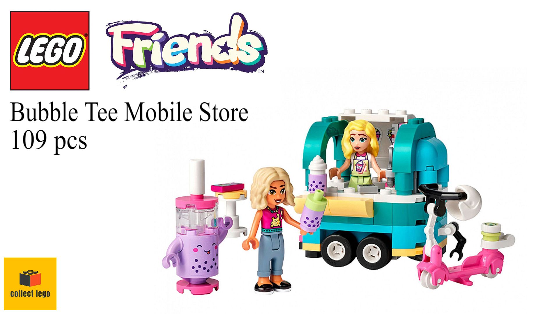 LEGO 41733 Friends Мобильный магазин Бабл Ти смотреть онлайн