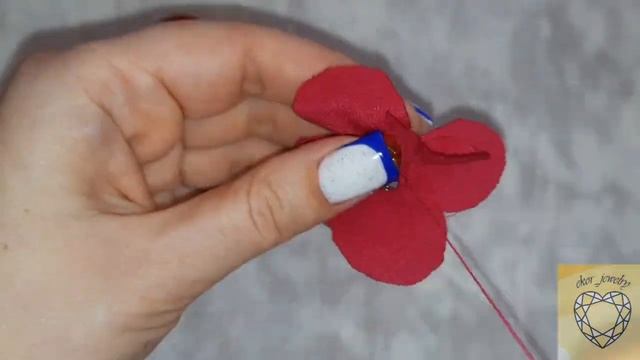туториал как сделать серьги цветы из ткани - тренд этого года смотреть онлайн