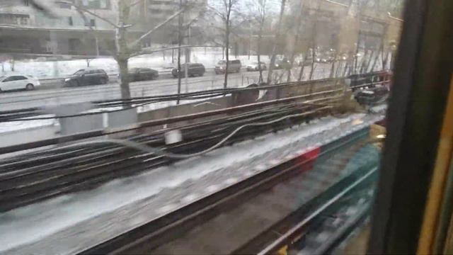Нагатинский метромост из окна "Номерного" :D смотреть онлайн