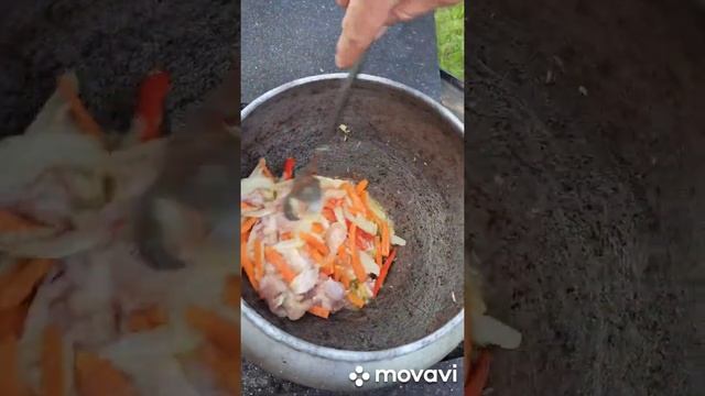 Спагетти особый рецепт, в чавуне на тандире! смотреть онлайн