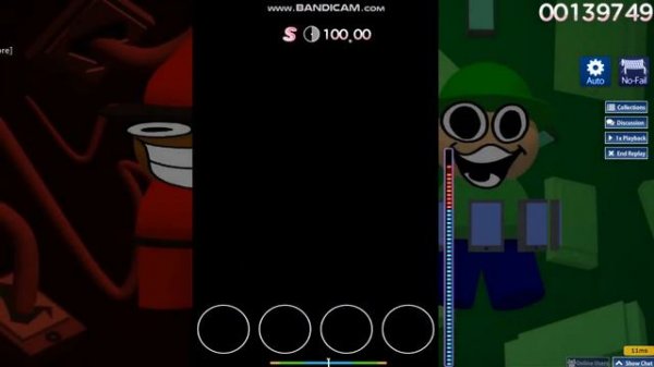 osu! mania: Dave and Bambi: Golden Apple edition: applecore both side 100.00% osu! bot