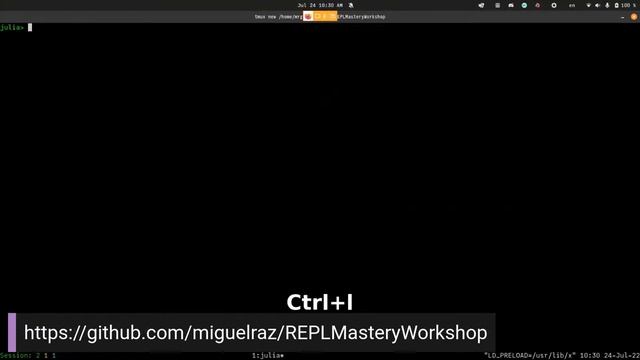 Julia REPL Mastery Workshop | Miguel Raz Guzmán Macedo | JuliaCon 2022 смотреть онлайн