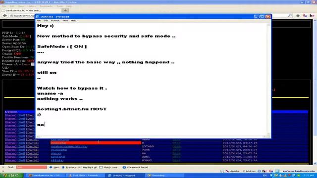 Bypass Safe Mode And Open Base Dir . смотреть онлайн