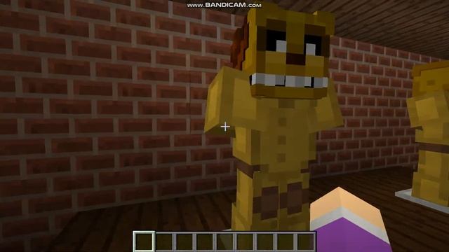Stage 01 FredBear's Family Diner Minecraft Map Tour смотреть онлайн
