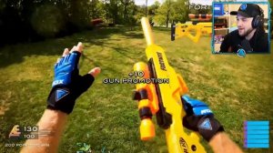 *NEW* NERF GUN GAME in REAL LIFE!