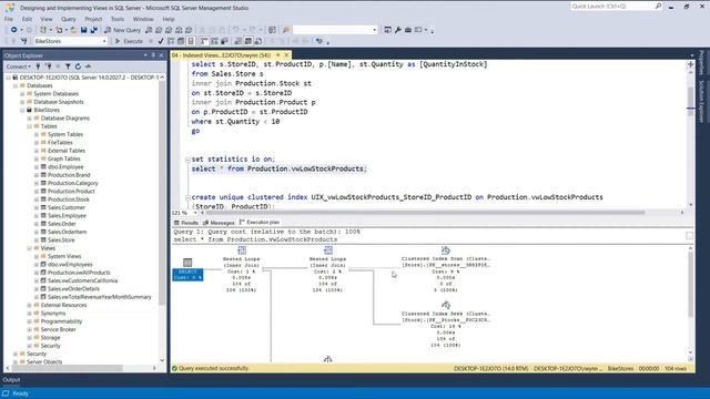 Indexed Views (Materialized Views) in SQL Server and Performance Considerations смотреть онлайн