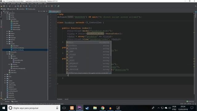 #04 - Cadastrar itens no banco de dados com PHP CodeIgniter e MySQL HD смотреть онлайн