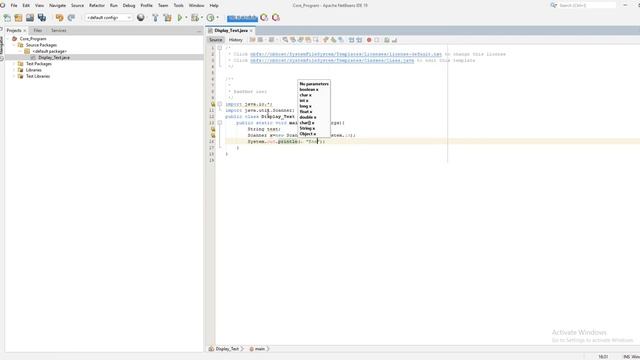 Java Program To Read and Display Text? смотреть онлайн