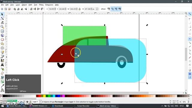inkscape for newbies - fixing excessive nodes [CAR ICON CASE] смотреть онлайн