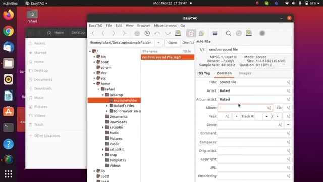 Add id3 Tags to your MP3 file EASILY with EasyTag on Linux (2021) смотреть онлайн