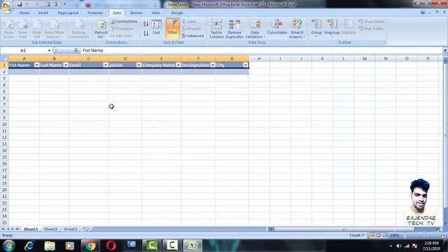 How to create Data entry form in Microsoft Excel 2007 смотреть онлайн