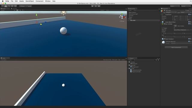 Unity5 Roll a Ball game 4 of 8 Unity Official Tutorials [Русские субтитры] смотреть онлайн