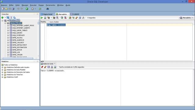 SelectTec | Aula Nº 14 | Drop Table - Oracle SQL Developer смотреть онлайн