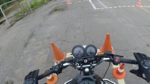 Первое занятие в мотошколе