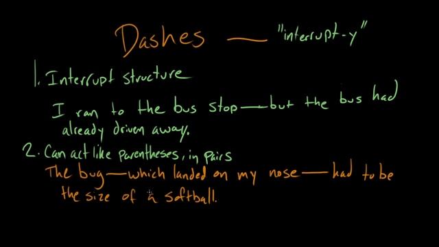 Dashes | Punctuation | Khan Academy смотреть онлайн