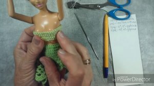 Свяжем топик для Барби. Мастер-класс.