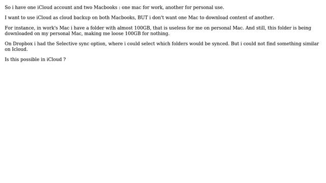 Apple: Is selective sync possible with iCloud? смотреть онлайн
