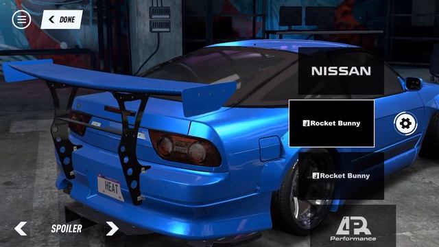 NFS HEAT NISSAN 180SX CUSTOMIZATION смотреть онлайн