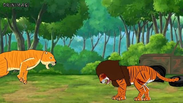 Tigon Vs Liger Vs Black Jaguar - DC2 Animation