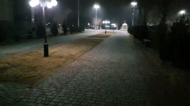 Тараз\ Taraz - прогулка по городу 2 февраля 2021- Женис - Парк  - победы