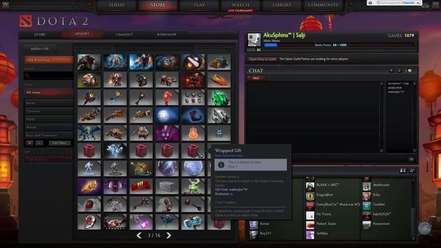 How To Wrapped Gift and Unwrap Gift Item Dota 2 смотреть онлайн