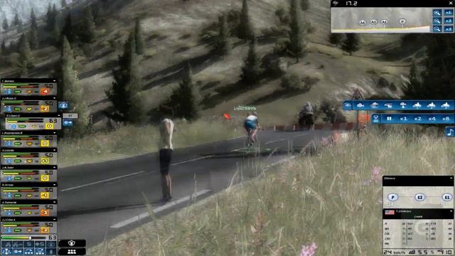 Pro Cycling Manager Season 2010 gameplay tappa montagna Tour de France pt2 in ITA HD 1080p смотреть онлайн