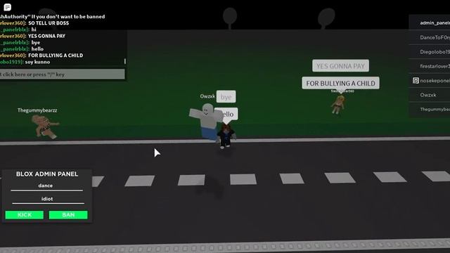 ROBLOX Blox Watch Admin Panel FE [KICK, BAN] смотреть онлайн