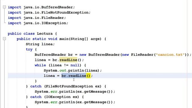 Lectura de archivos en java смотреть онлайн