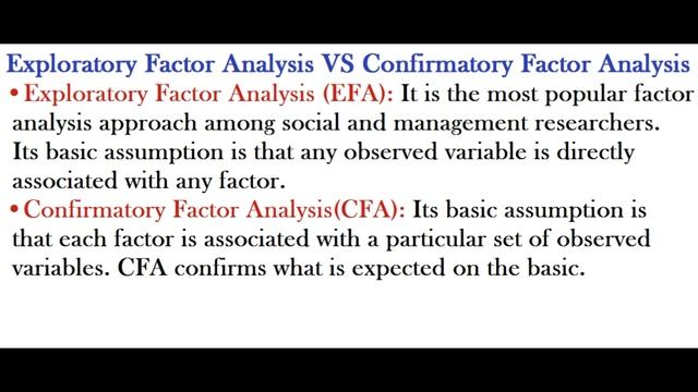 Types Of Factor Analysis | Exploratory Factor Analysis | Confirmatory Factor Analysis | смотреть онлайн
