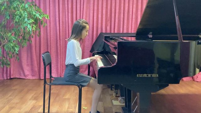 Выдрина Станислава 4класс Д Кабалевский Токкатина смотреть онлайн