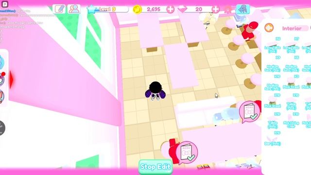 Играем в Кафе Хеллоу Китти! Roblox Cafe Hello Kitty смотреть онлайн