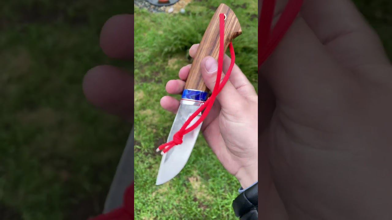 Небольшой нож с минимальным уходом за сталью/тел.для заказа 89040498854 Вайбер,ватсап, телеграмм смотреть онлайн