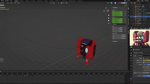 Как ускорить движение (процесс) анимации в Blender смотреть онлайн