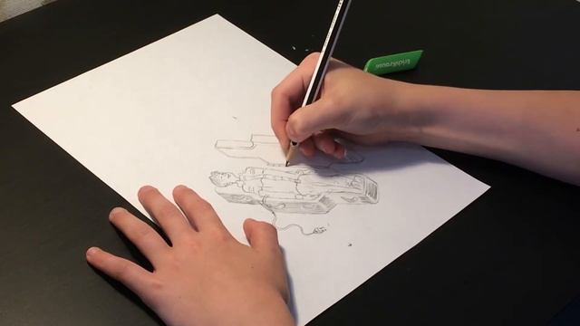 как нарисовать иллюстрацию к книге ,,Электроник,,. Урок #1. смотреть онлайн