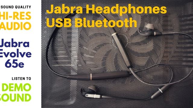 Jabra Evolve 65e Headphones USB Bluetooth Sound Test смотреть онлайн