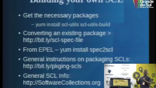 Fisl 15 - Understanding Software Collections смотреть онлайн