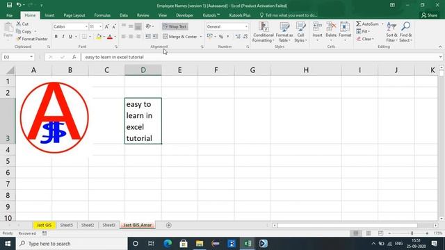How to Wrap text in excel | In Telugu 2020 | By Jast GIS смотреть онлайн