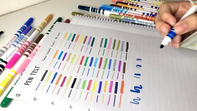 PEN TEST: Caneta bicolor (faber-castell) + segredos do lettering смотреть онлайн