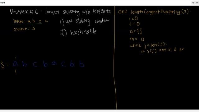 Kal Algo III Problem #6 - Longest Substring Without Repeating Characters смотреть онлайн