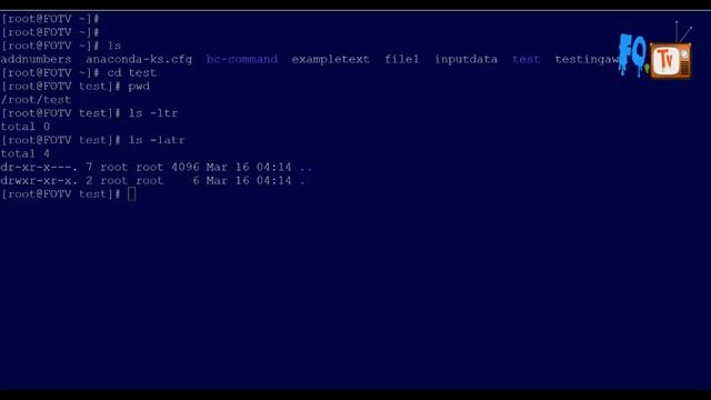 Linux Basics | cd command | Change Directory path using cd command | FOTV смотреть онлайн