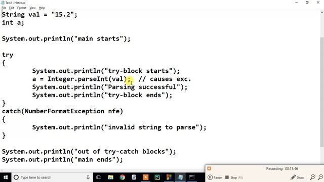 Exception Handling : Part-3 смотреть онлайн