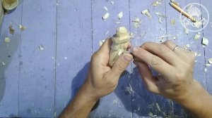 Старец из дерева. Фигурка из липы своими руками. Резьба по дереву как хобби
