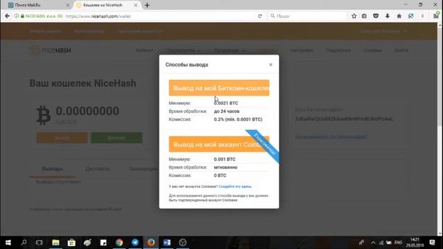 Регистрация на пуле Nicehash