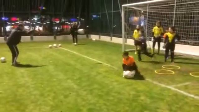 Goalkeeper Training - Agility Combining To Game Situations 14/1/15