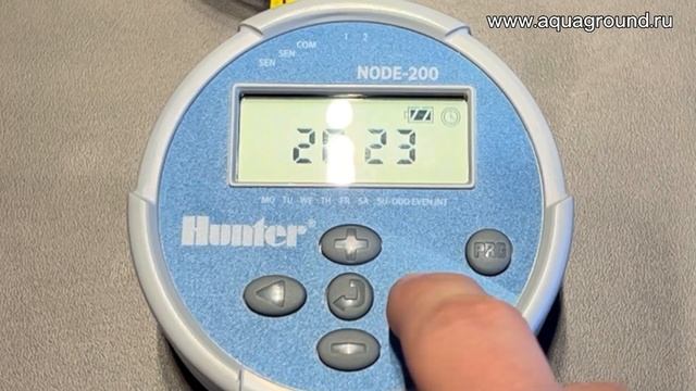 Беспроводной пульт управления поливом Hunter NODE настройка, обзор смотреть онлайн
