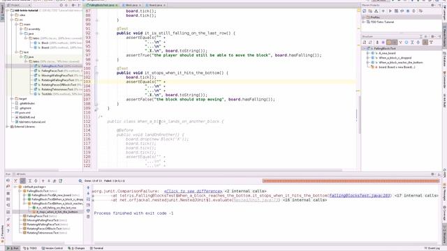 TDD Tetris in Java #1: Falling Blocks смотреть онлайн