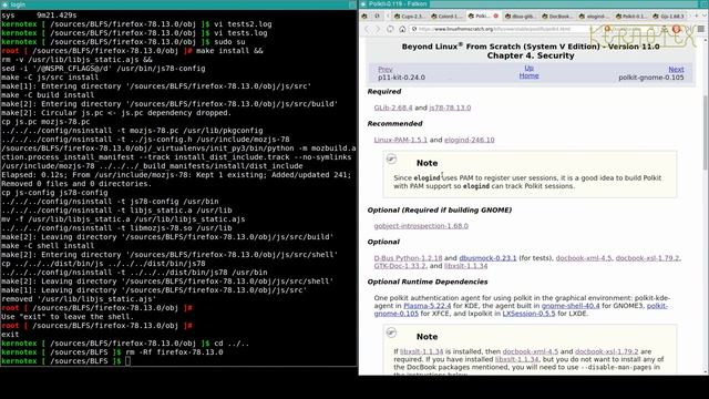 70: Falkon Dependencies 18: ICU, Js, Polkit, Libical, Libusb, usbutils, pciut... - BLFS 11.0 on iMa смотреть онлайн