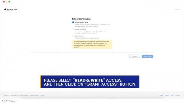 How to connect your Apple Search Ads account to SearchAds.com