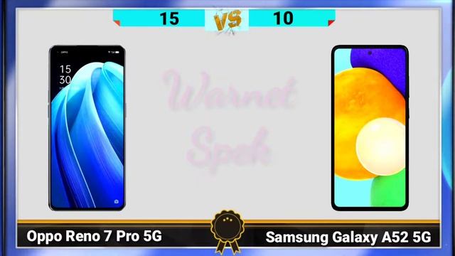 Oppo Reno 7 Pro VS Samsung Galaxy A52 5G COMPARE SMARTPHONE смотреть онлайн